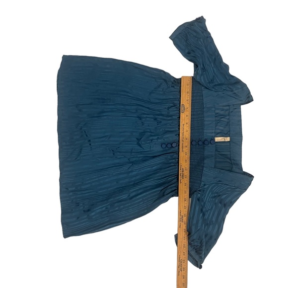 Fossil. 100% Silk. Size Small. Babydoll Blouse. Sheer.🤩🤩 - Picture 9 of 14